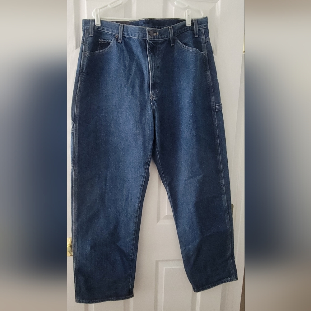 Dickies Relaxed-Fit Carpenter Jeans – 40×32 – Straight Leg Workwear – NWT
